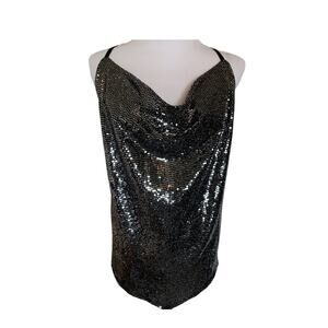 Torrid sequin camisole black size 2 shimmery sparkles